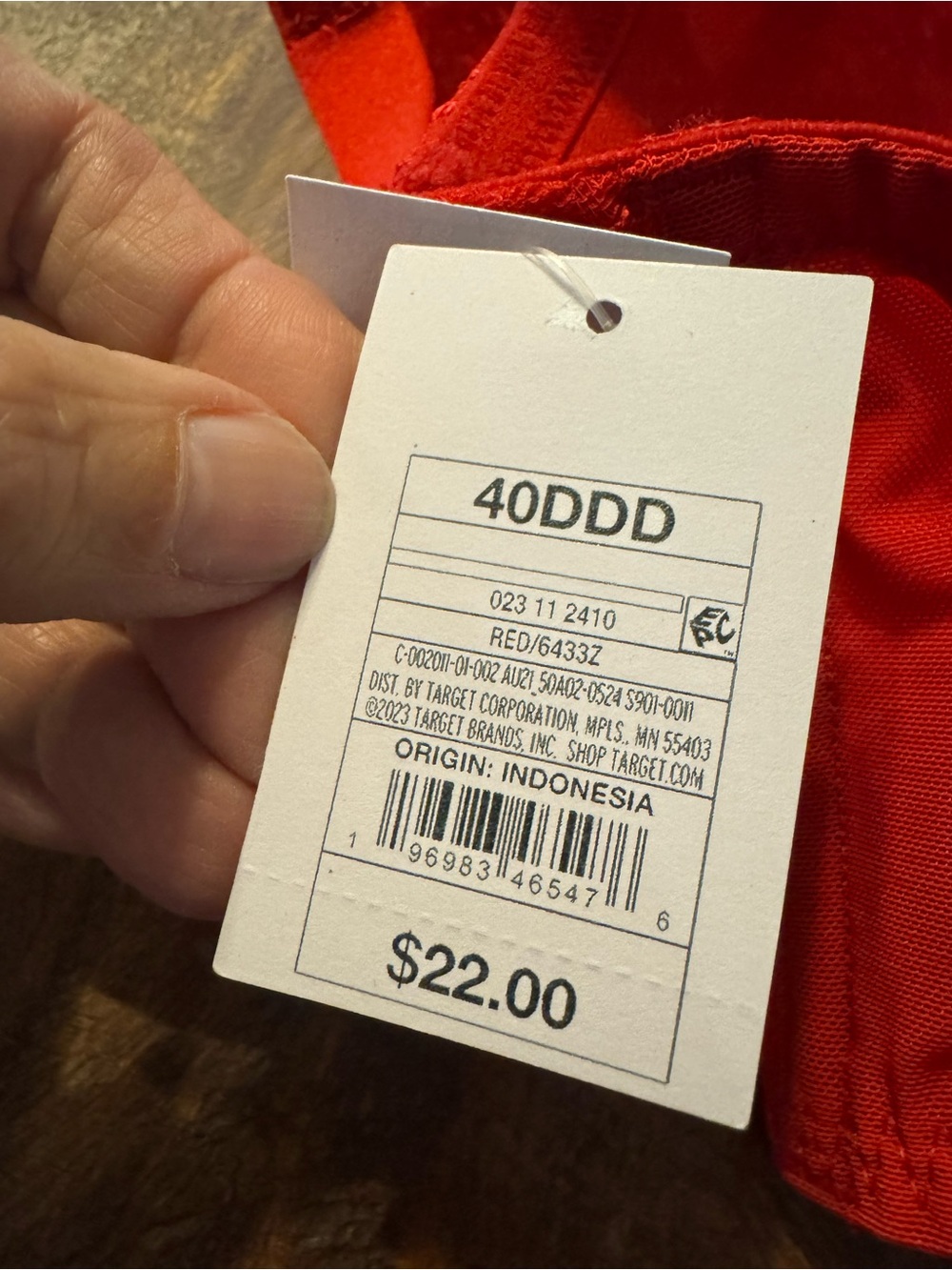 NWT 40DDD Auden Red Bras – 2 for $20! 💕 - Picture 4 of 11